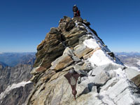 La cima italiana, 50 cm in meno dell'altra